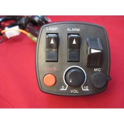 Sirena electronica motociclete 12V 40W (PACHET COMPLET)